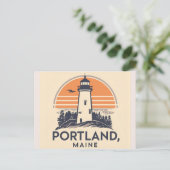 Portland, Maine | Vuurtoren Briefkaart (Staand voorkant)
