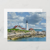 Portland, Maine vuurtoren Briefkaart (Voorkant / Achterkant)