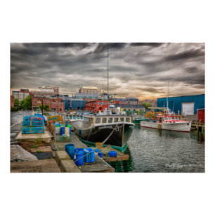 Portland Maine Waterfront Perfect Poster