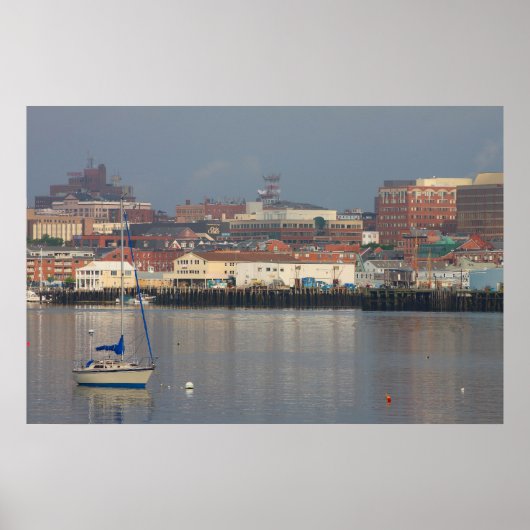 Portland Maine waterfront Poster (Voorkant)