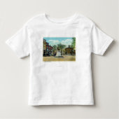 Portland, MaineLongmede Monument en Square Kinder Shirts (Voorkant)