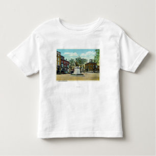 Portland, MaineLongmede Monument en Square Kinder Shirts