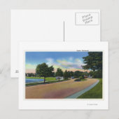 Portland, MaineView of Baxter Boulevard Briefkaart (Voorkant / Achterkant)