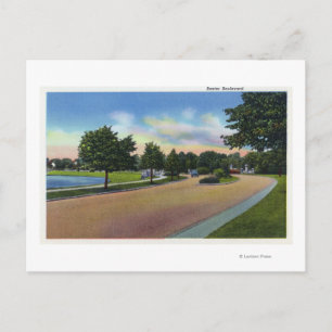 Portland, MaineView of Baxter Boulevard Briefkaart