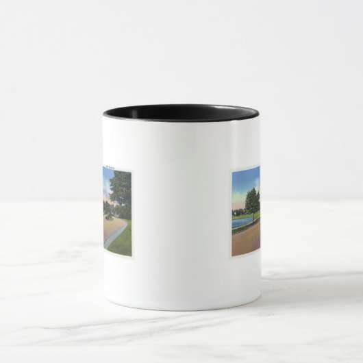 Portland, MaineView of Baxter Boulevard Mok (Midden)