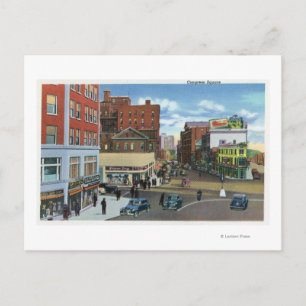 Portland, MaineView of Congress Square Briefkaart