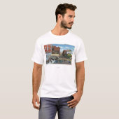 Portland, MaineView of Congress Square T-shirt (Voorkant volledig)