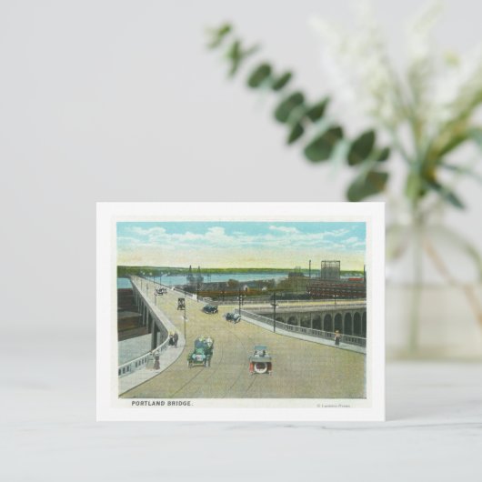 Portland, MaineView of the Longmede Monument Briefkaart (Staand voorkant)