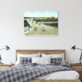 Portland, MaineView of the Longmede Monument Canvas Afdruk (Insitu (Slaapkamer))