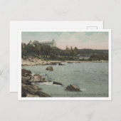 Portland ME, Cushings Island, Ottawa House 1908 Briefkaart (Voorkant / Achterkant)