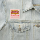 Portland ME Maine Lobster Roll Seafood Sandwich Naamplaatje (In situ)