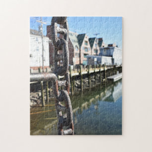 Portland ME Maine Pier Landscape Foto Legpuzzel