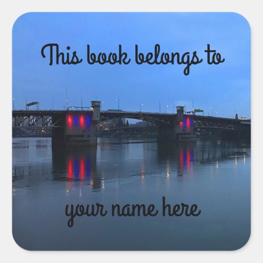 Portland Morrison Bridge #1 Sticker (Voorkant)