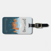 Portland, OF Bagagelabel (Voorkant horizontaal)