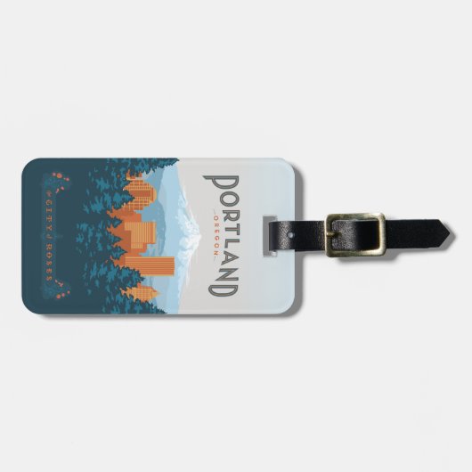 Portland, OF Bagagelabel (Voorkant horizontaal)