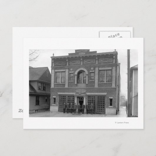 Portland, OF brandstation #17 Uitzicht Foto Briefkaart (Voorkant / Achterkant)