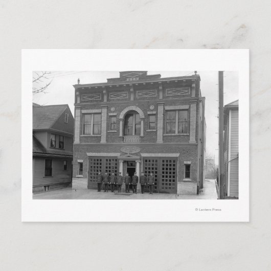 Portland, OF brandstation #17 Uitzicht Foto Briefkaart (Voorkant)