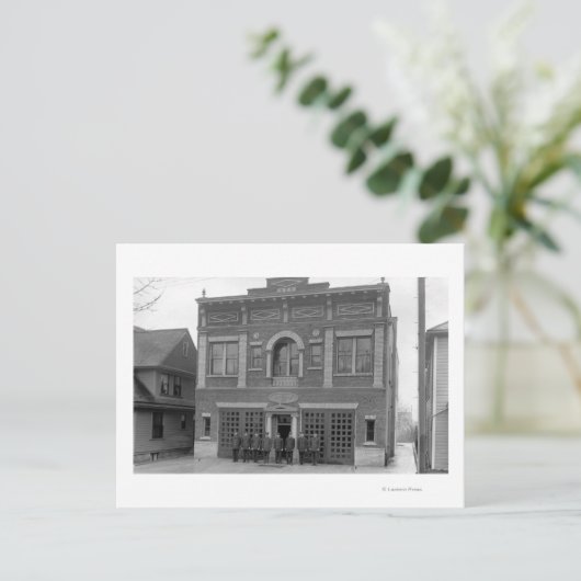 Portland, OF brandstation #17 Uitzicht Foto Briefkaart (Staand voorkant)