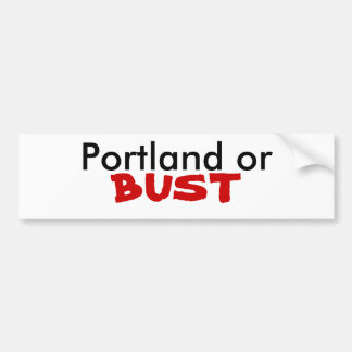 Portland of BUST Bumpersticker