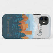 Portland, OF Case-Mate iPhone Case (Achterkant (horizontaal))