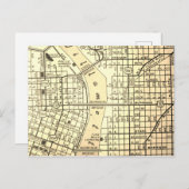 Portland, OF  kaart (Voorkant / Achterkant)