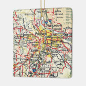 Portland of kaart keramisch ornament (Links)