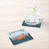 Portland, OF Kartonnen Onderzetters (Insitu)