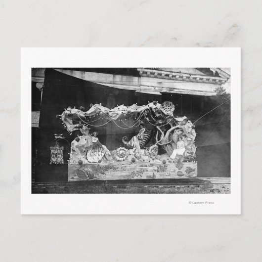 Portland, OF Parade Float Pearls of the Pacific Briefkaart (Voorkant)