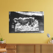 Portland, OF Parade Float Pearls of the Pacific Canvas Afdruk (Insitu (Woonkamer))