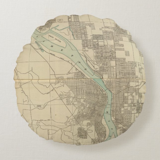 Portland, of rond kussen (Voorkant)