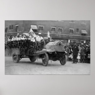 Portland, OF Roos Festival Parade Floats Poster