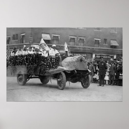 Portland, OF Roos Festival Parade Floats Poster (Voorkant)