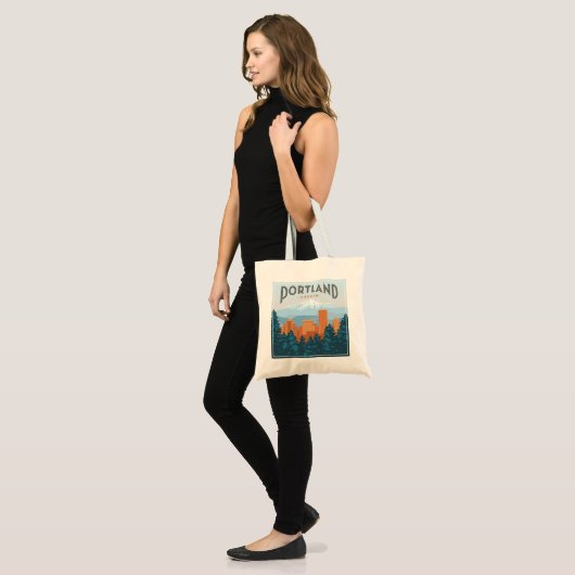 Portland, OF Tote Bag (Voorkant (model))
