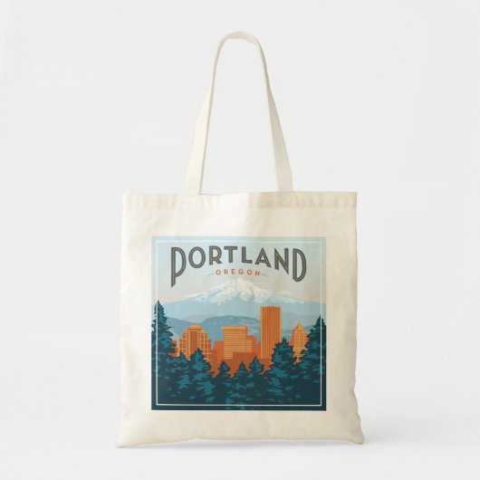 Portland, OF Tote Bag (Voorkant)