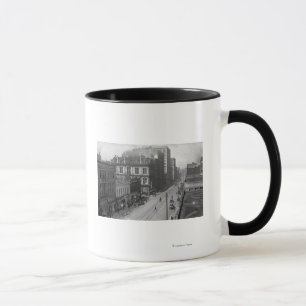 Portland, OF Uitzicht van 3D Street Foto Mok