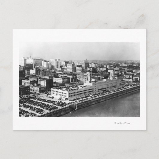 Portland, OF Uitzicht vanuit de lucht van de Hawth Briefkaart (Voorkant)