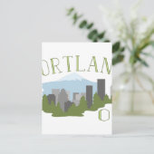 Portland OR Briefkaart (Staand voorkant)