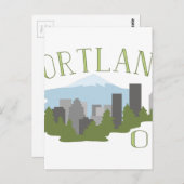Portland OR Briefkaart (Voorkant / Achterkant)