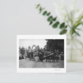 Portland, OR Roos Festival Parade Paarden Briefkaart (Staand voorkant)