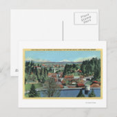 Portland OR - Uitzicht uit City Park Briefkaart (Voorkant / Achterkant)