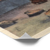 Portland, ORBar Dens in Washington Park Poster (Hoek)