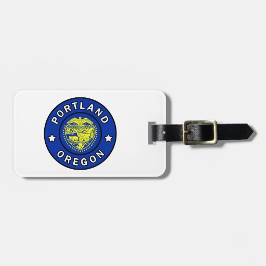 Portland Oregon Bagagelabel (Voorkant horizontaal)