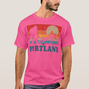 Portland Oregon Bigfoot Mountain Pride Hik T-shirt