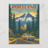 Portland, Oregon Briefkaart (Voorkant)