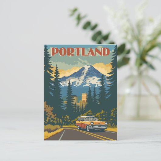 Portland, Oregon Briefkaart (Staand voorkant)