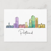 Portland OREGON Briefkaart (Voorkant)