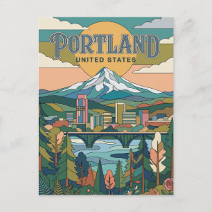 Portland Oregon Briefkaart