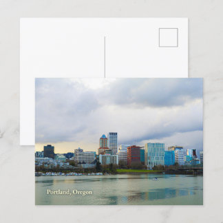 Portland, Oregon Briefkaart Skyline