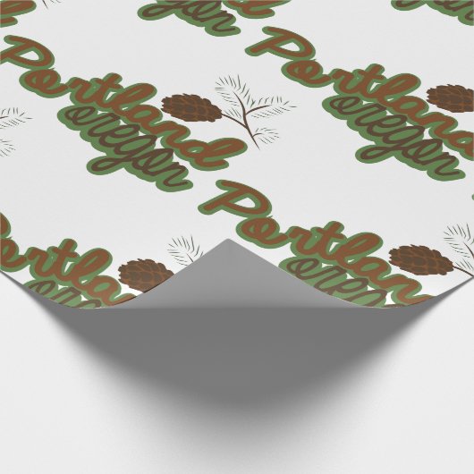 Portland Oregon Cadeaupapier (Hoek)