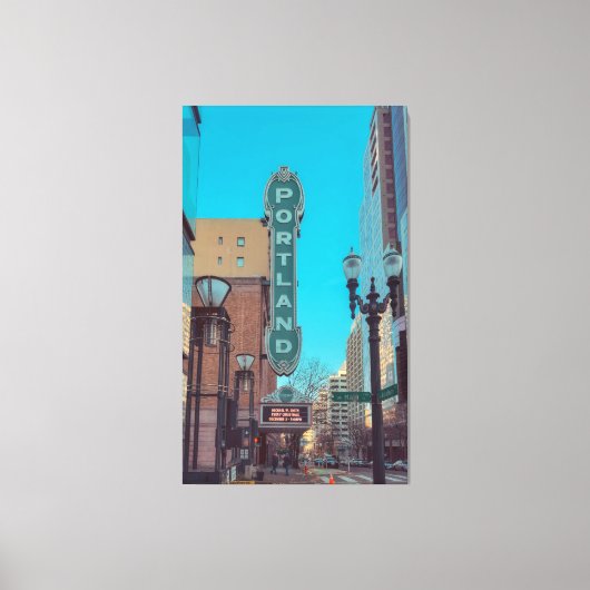 Portland, Oregon Canvas Afdruk (Voorkant)